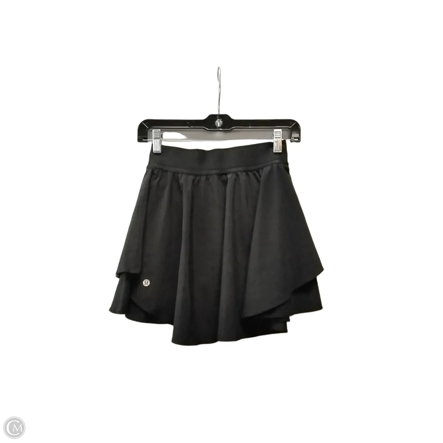 Athletic Skort By Lululemon In Black, Size: S