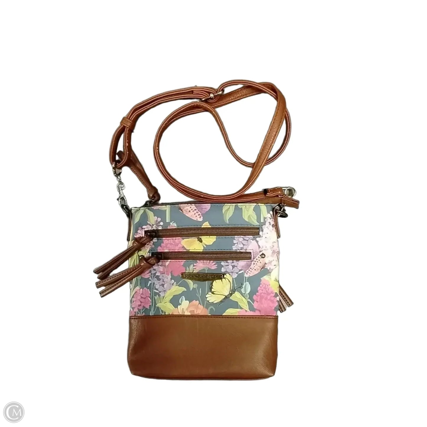 Crossbody Leather By Stone Mountain, Size: Small