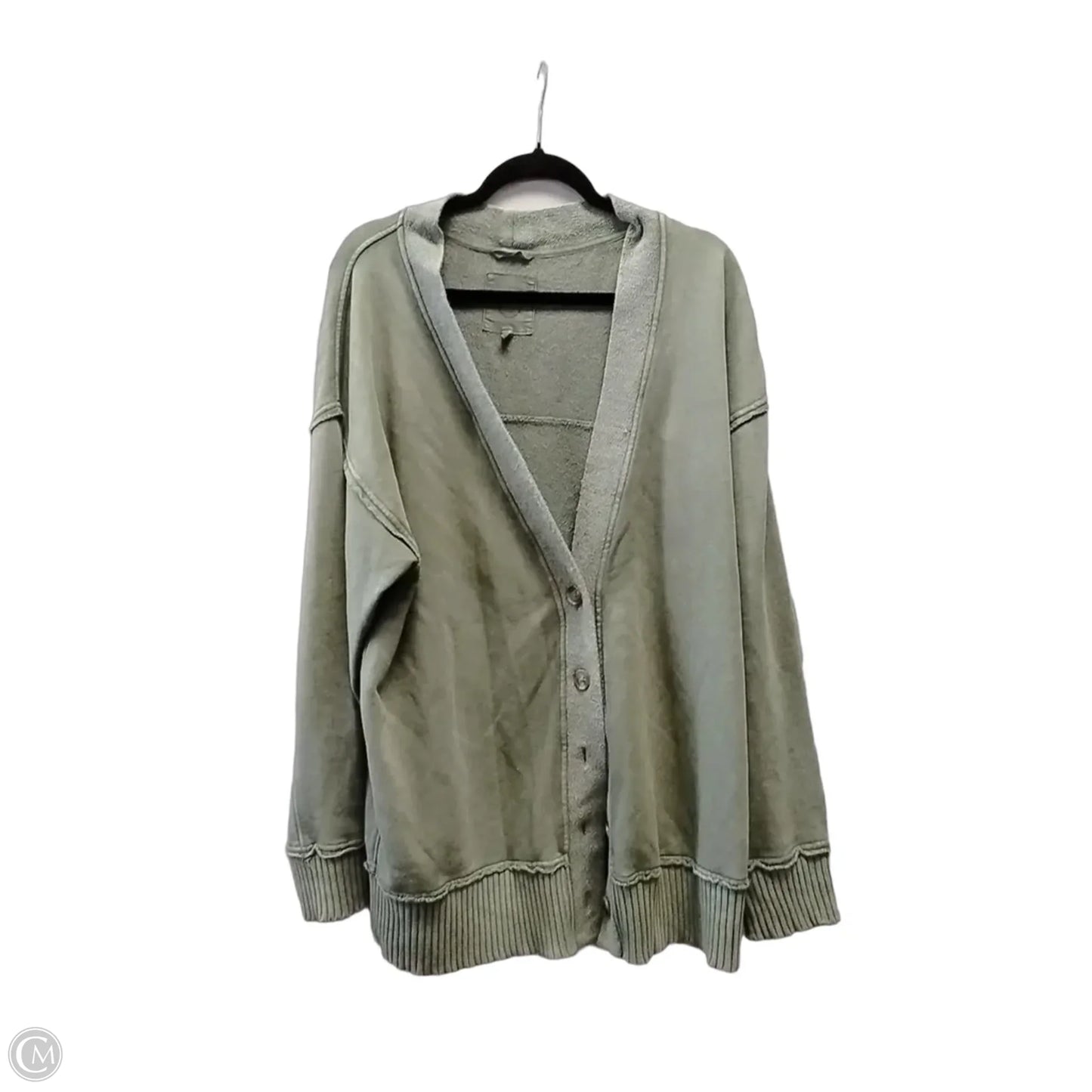 Sweater Cardigan By Aerie In Green, Size: L