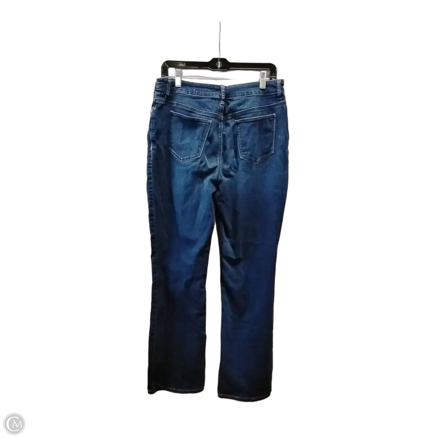 Jeans Flared By Chicos In Blue Denim, Size: 10
