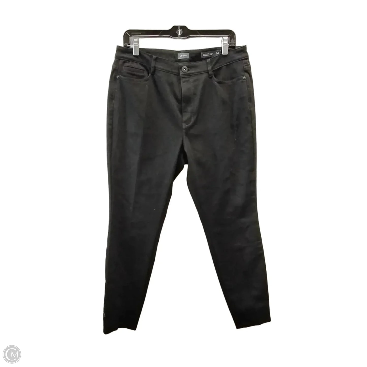 Jeans Wide Leg By J. Jill In Black Denim, Size: 14