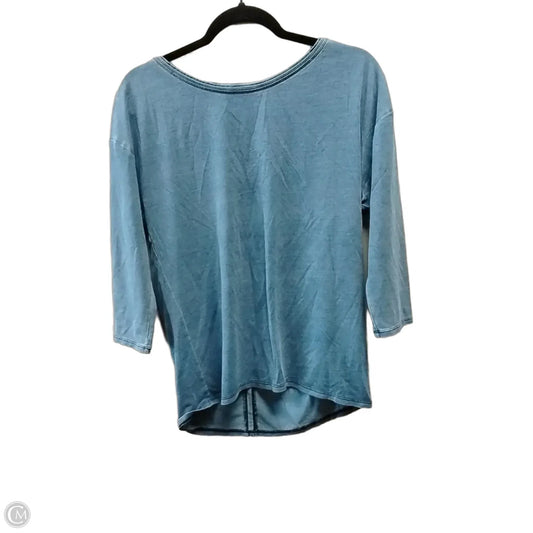 Top Long Sleeve Basic By White House Black Market In Blue, Size: Xs