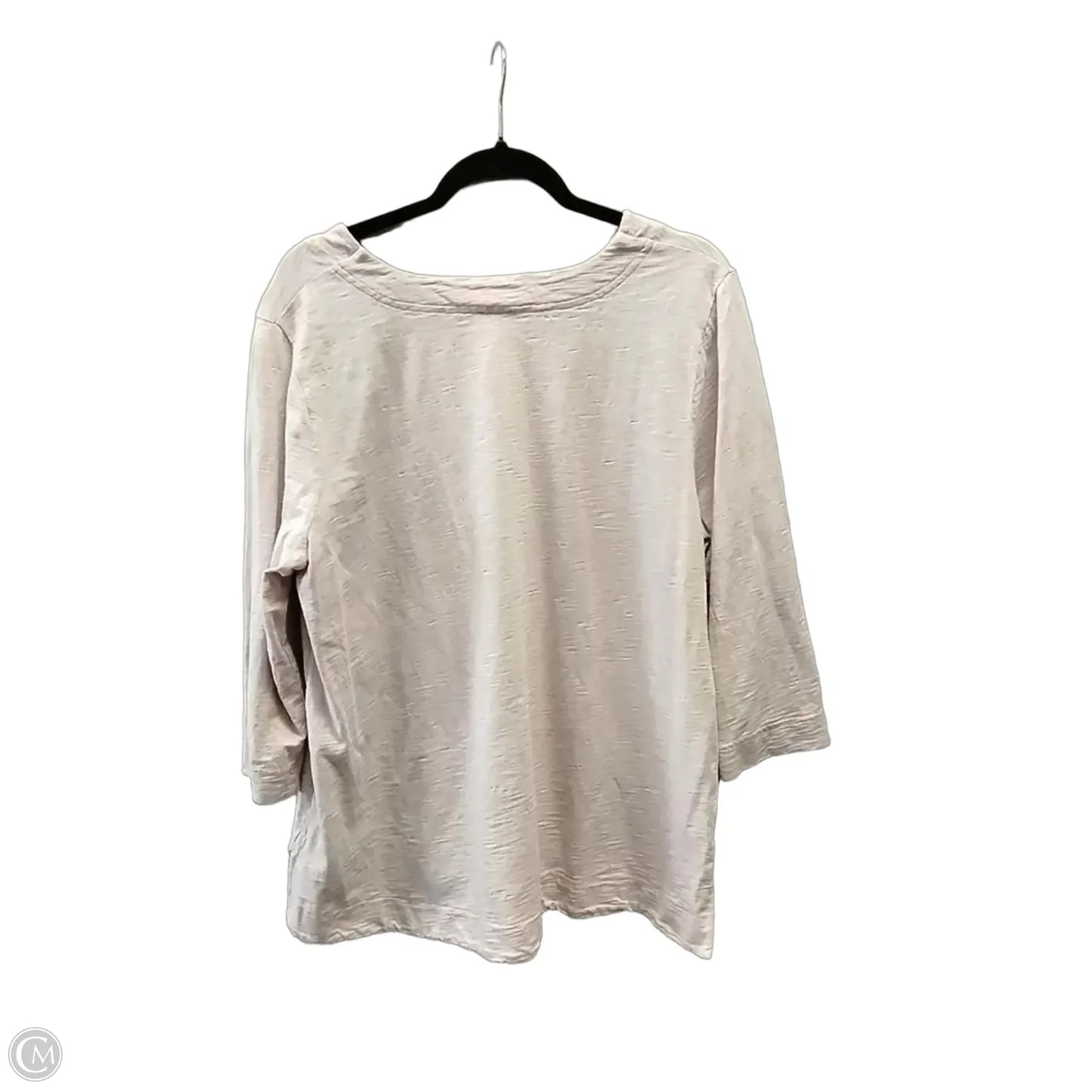 Top Long Sleeve By Chicos In Pink, Size: Xl