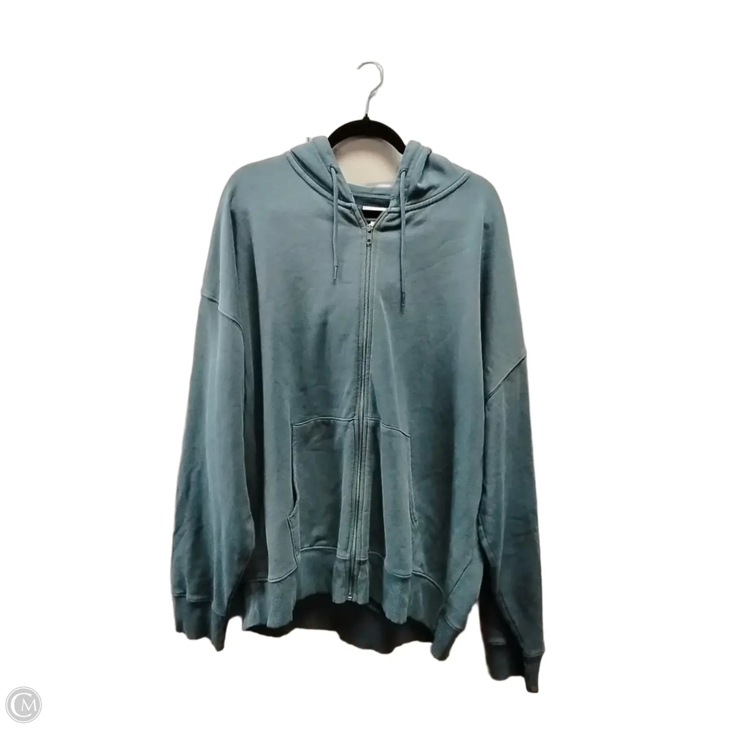 Sweatshirt Hoodie By Arizona In Blue, Size: Xxl