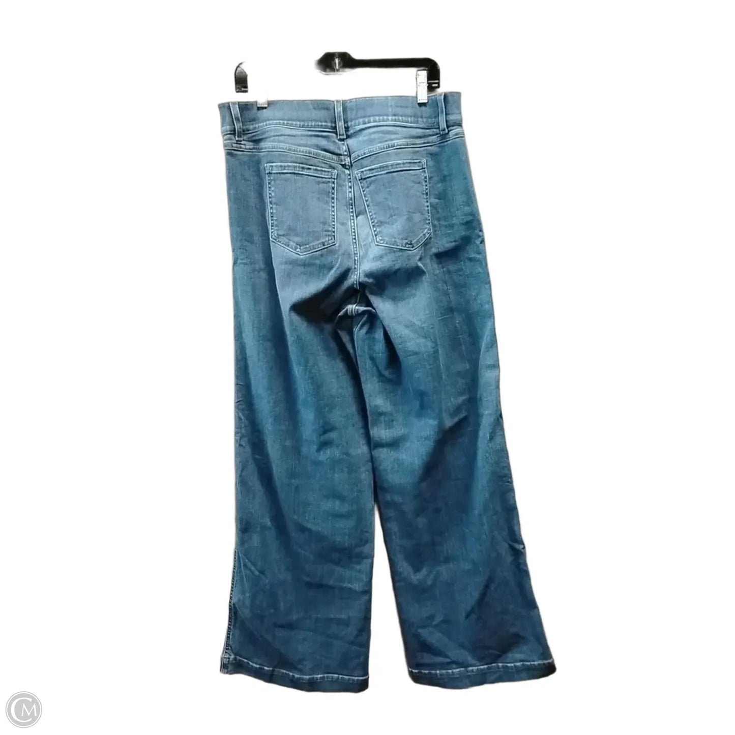 Jeans Wide Leg By Spanx In Blue Denim, Size: 16