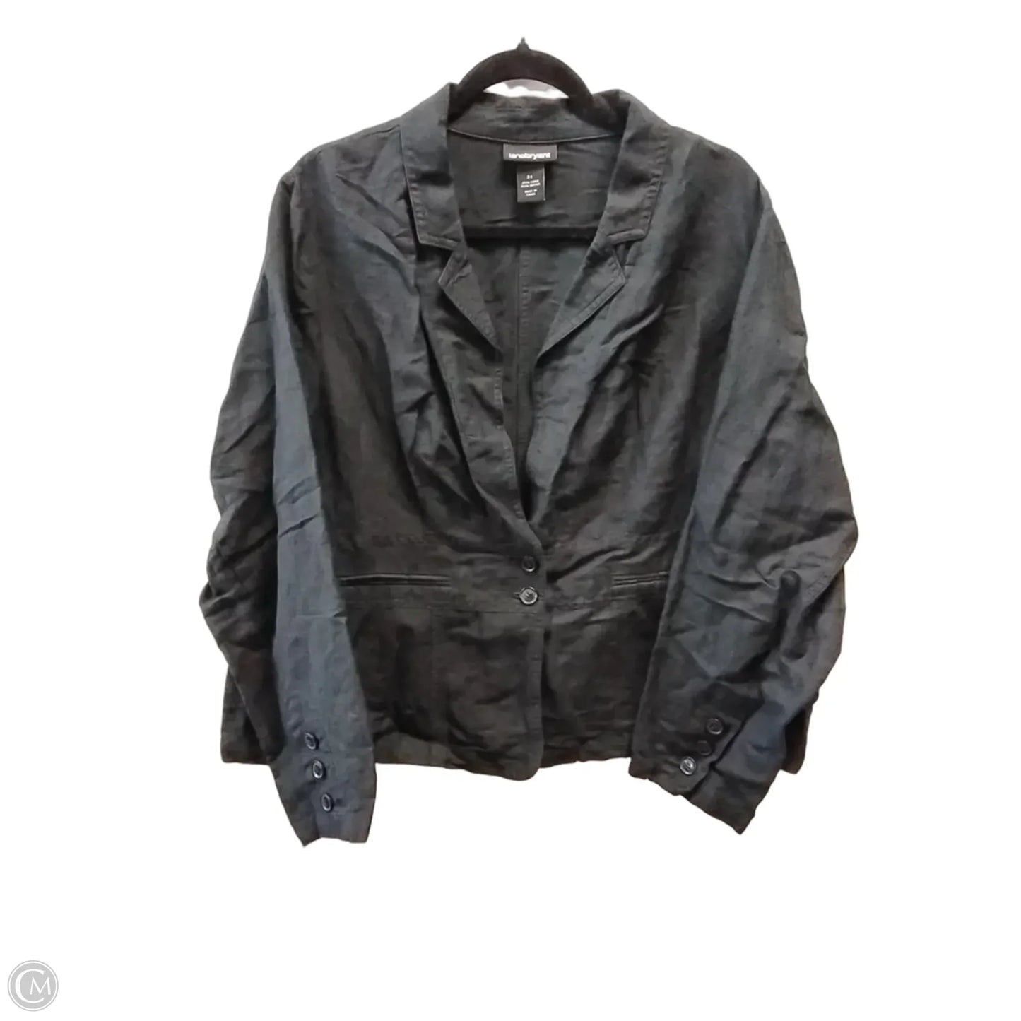 Blouse Long Sleeve By Lane Bryant In Black, Size: 3x