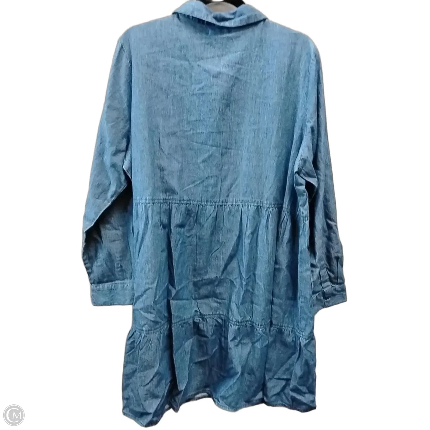 Dress Casual Maxi By Cme In Blue Denim, Size: 16