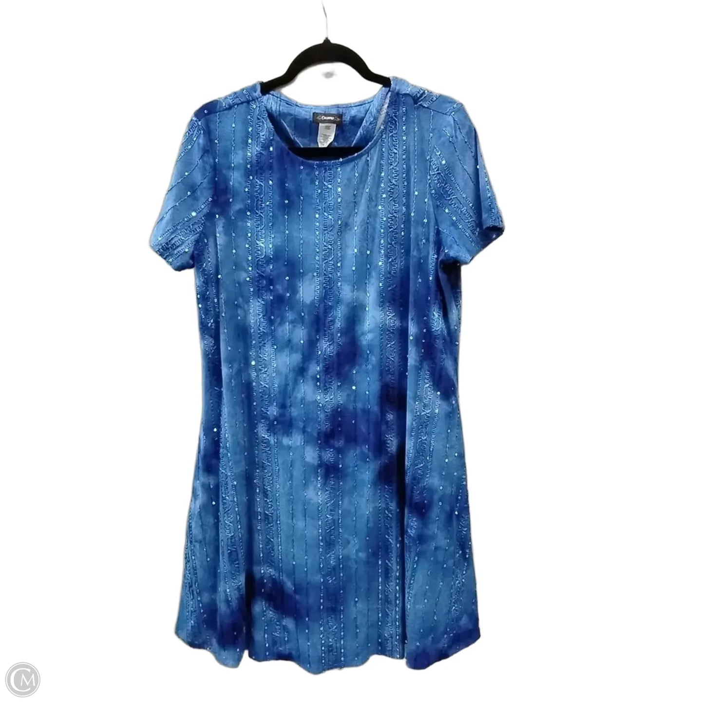 Dress Casual Maxi By Cocomo In Blue, Size: 14