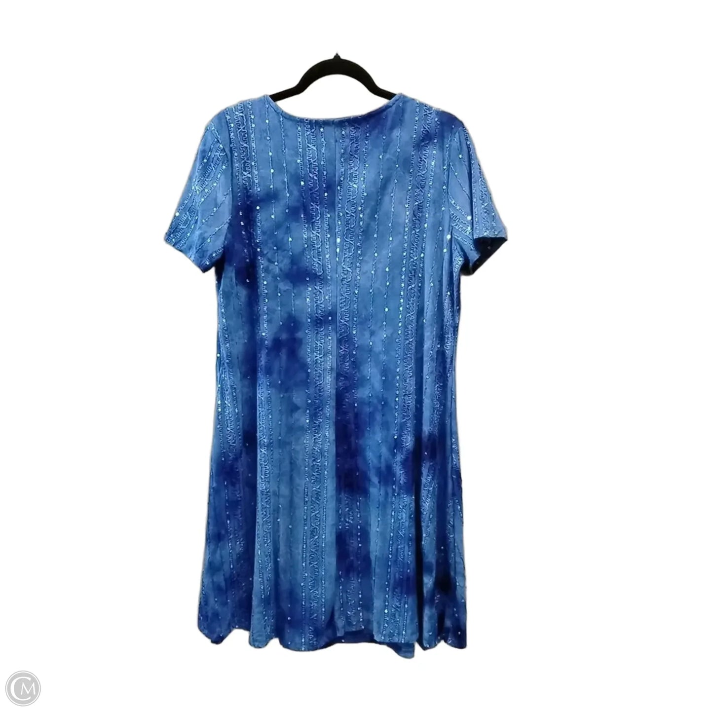 Dress Casual Maxi By Cocomo In Blue, Size: 14