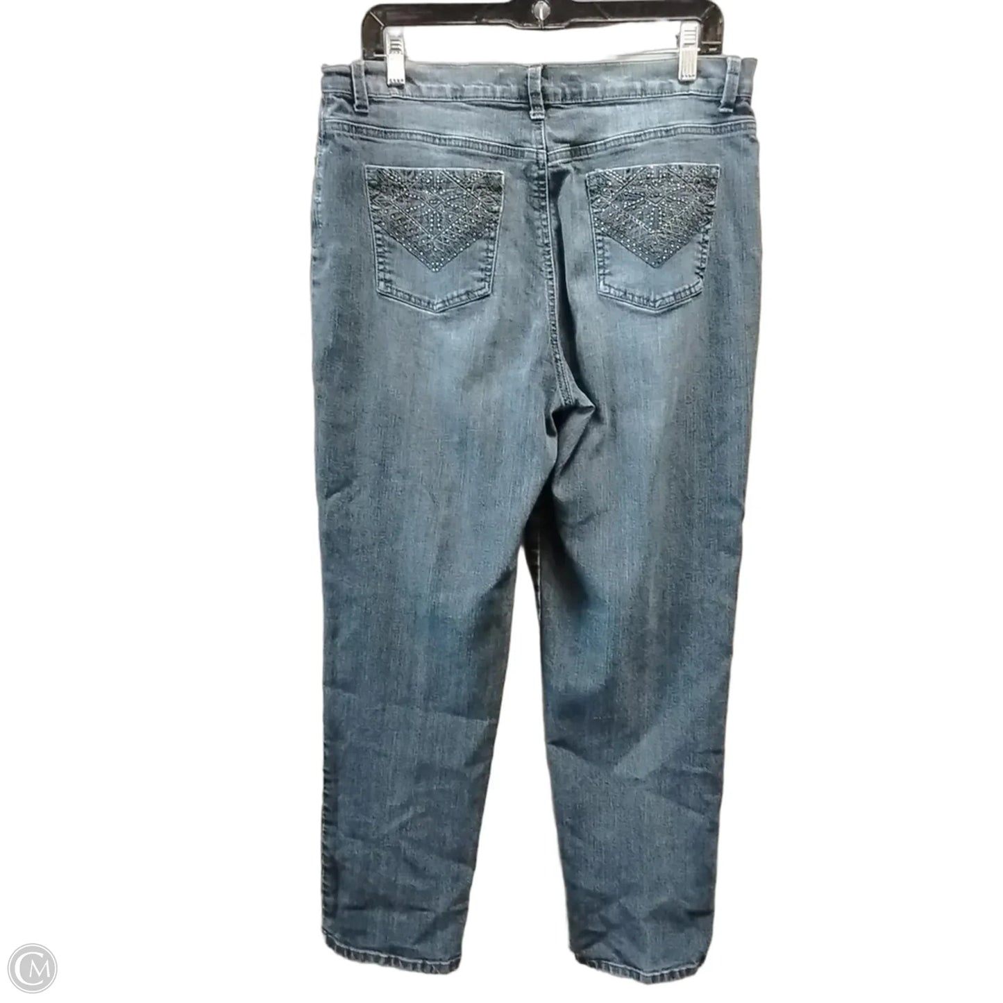 Jeans Boyfriend By Gloria Vanderbilt In Blue Denim, Size: 14