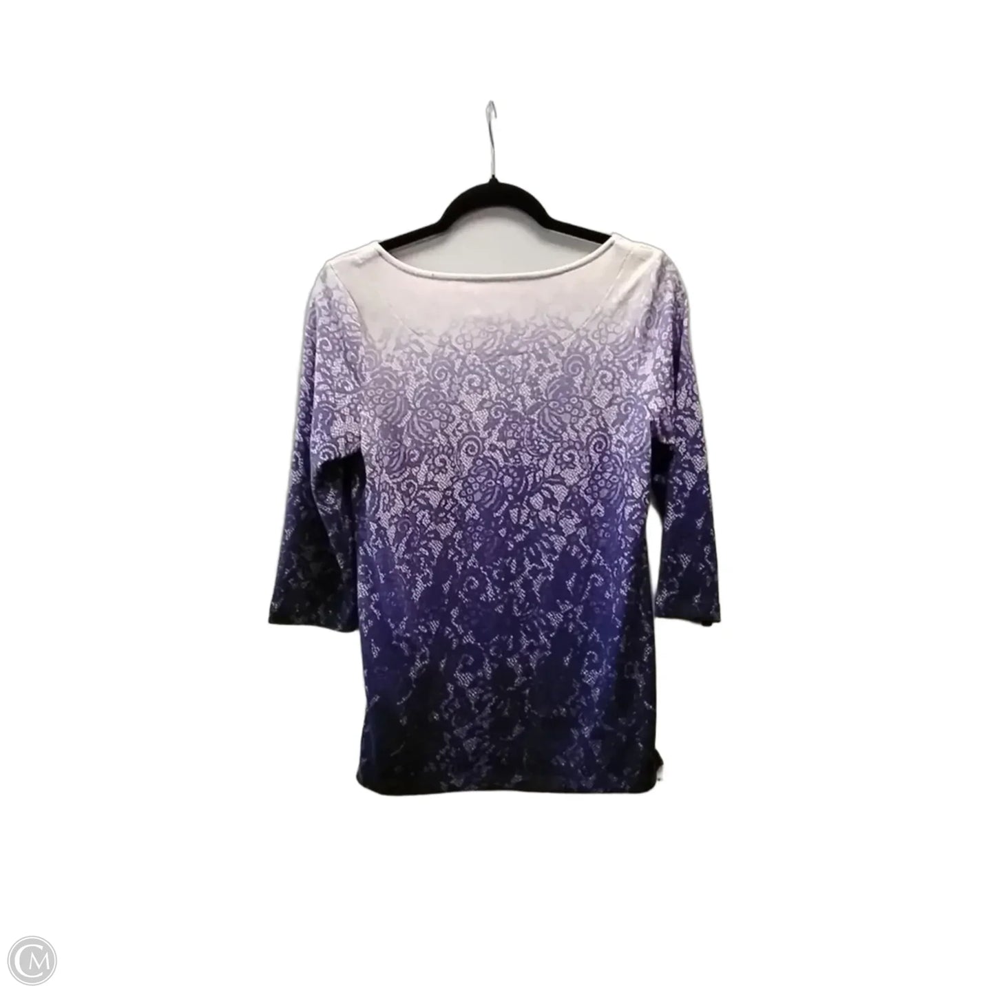 Top Long Sleeve By Chicos In Purple, Size: S