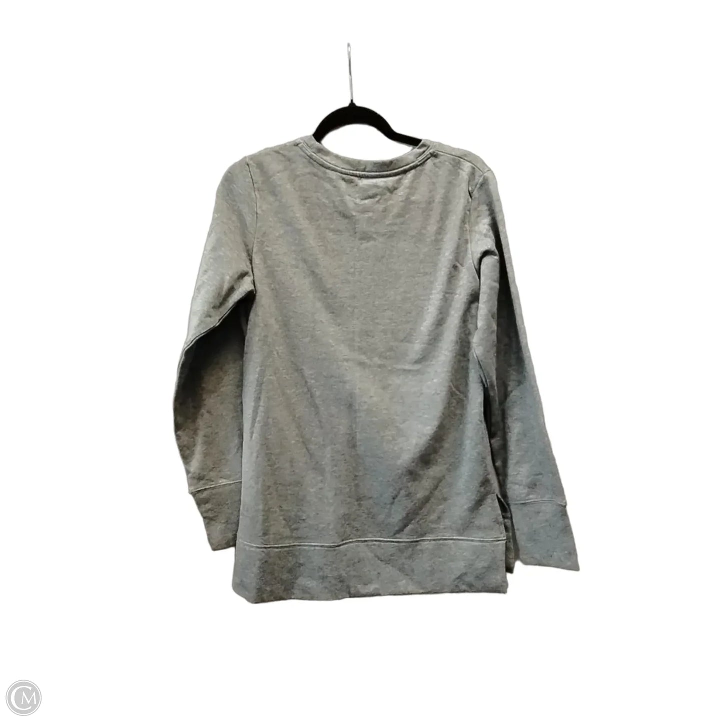 Athletic Top Long Sleeve Crewneck By Genuine Merchandise In Grey, Size: S