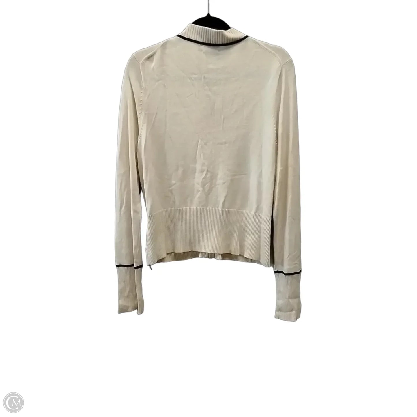 Sweater By Cme In Cream, Size: L