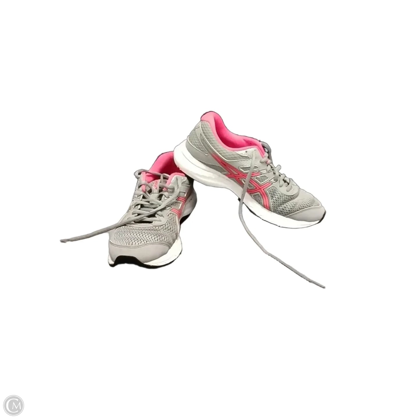 Shoes Athletic By Asics In Grey & Pink, Size: 8.5