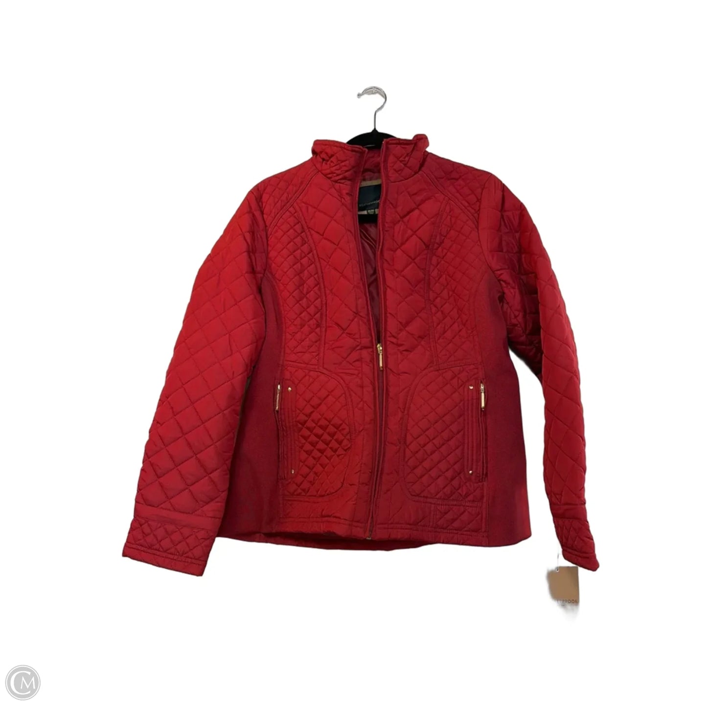 Jacket Puffer & Quilted By Weatherproof In Red, Size: M