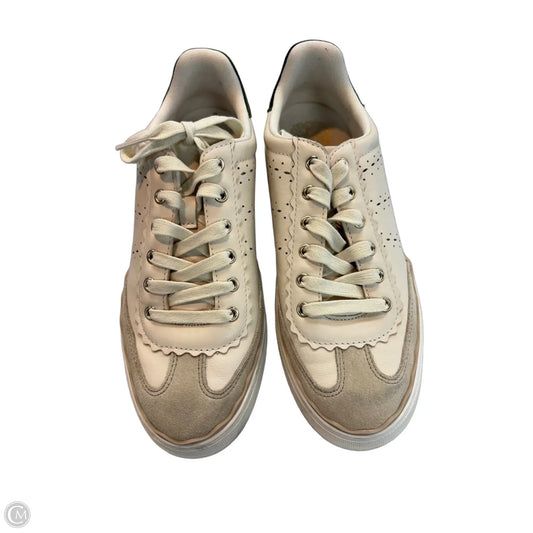 Shoes Sneakers By Vince Camuto In Cream & Green, Size: 8.5