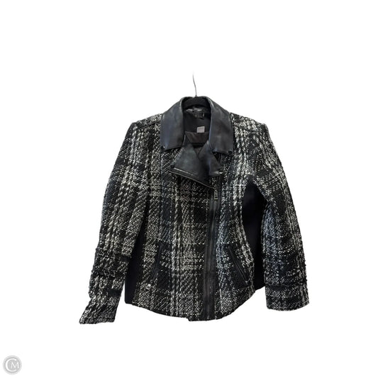 Jacket Other By Chicos In Black & White, Size: L