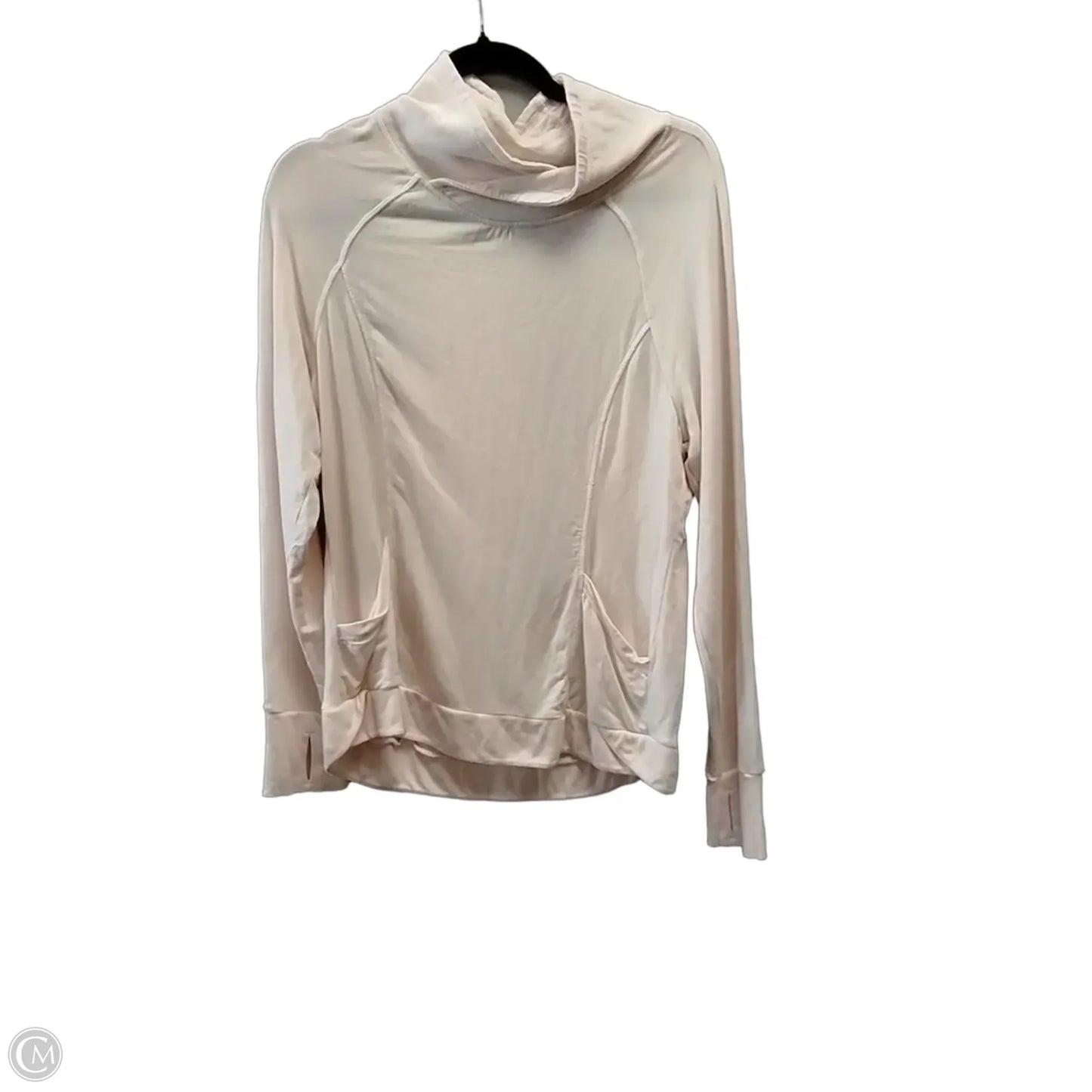 Athletic Sweatshirt Collar By Yogalicious In Pink, Size: M