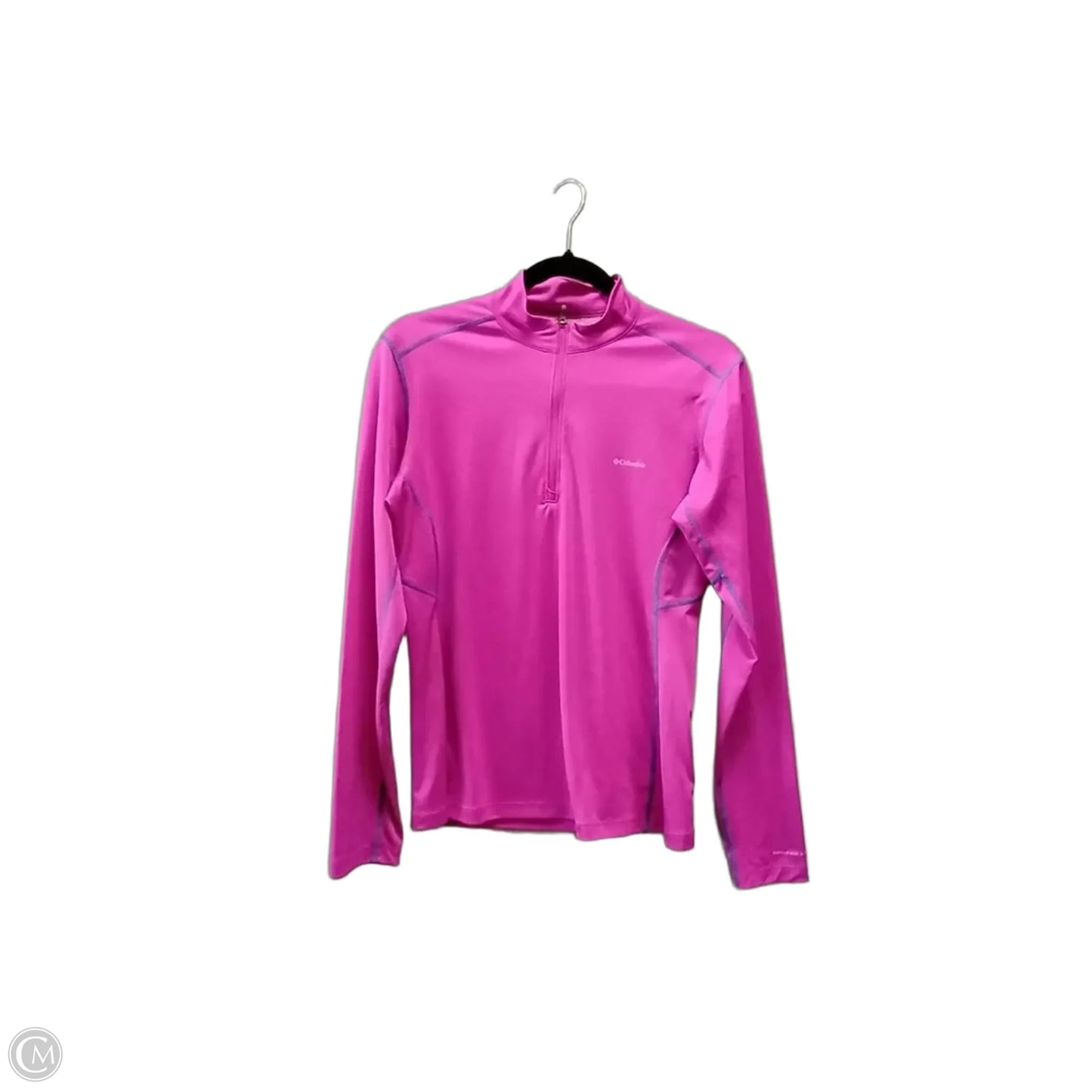 Athletic Top Long Sleeve Crewneck By Columbia In Pink, Size: M