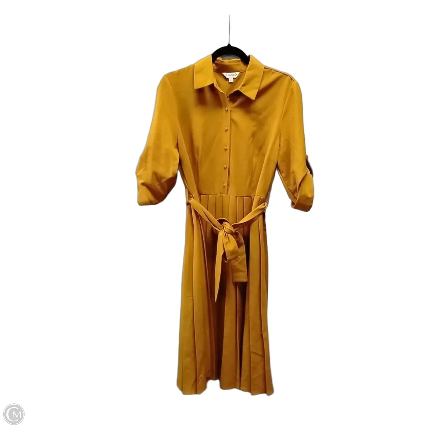Dress Casual Maxi By Nanette By Nanette Lepore In Gold, Size: 8