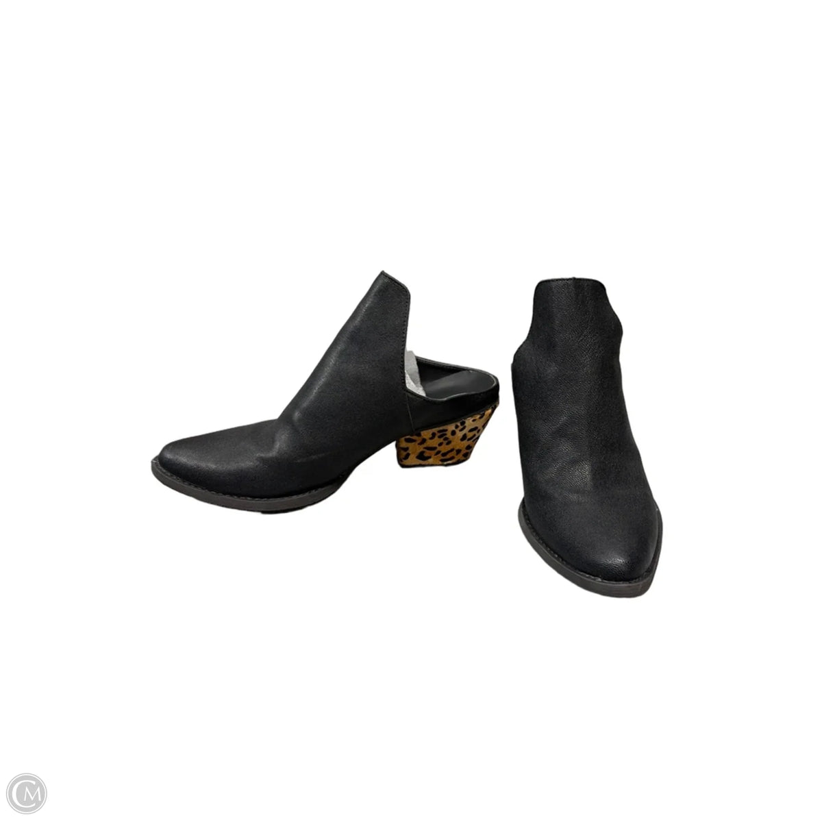 Boots Ankle Heels By Very Volatile In Black, Size: 9