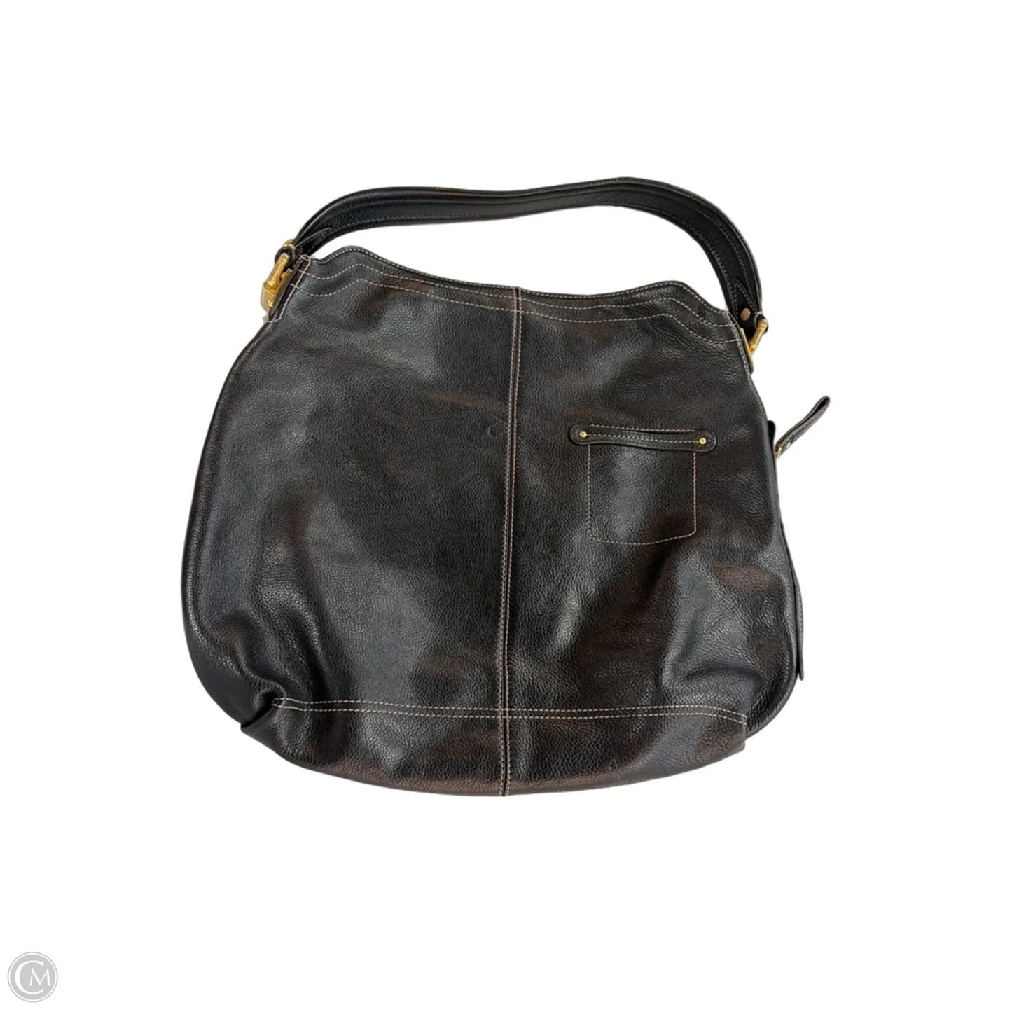 Handbag Leather By B. Makowsky, Size: Large