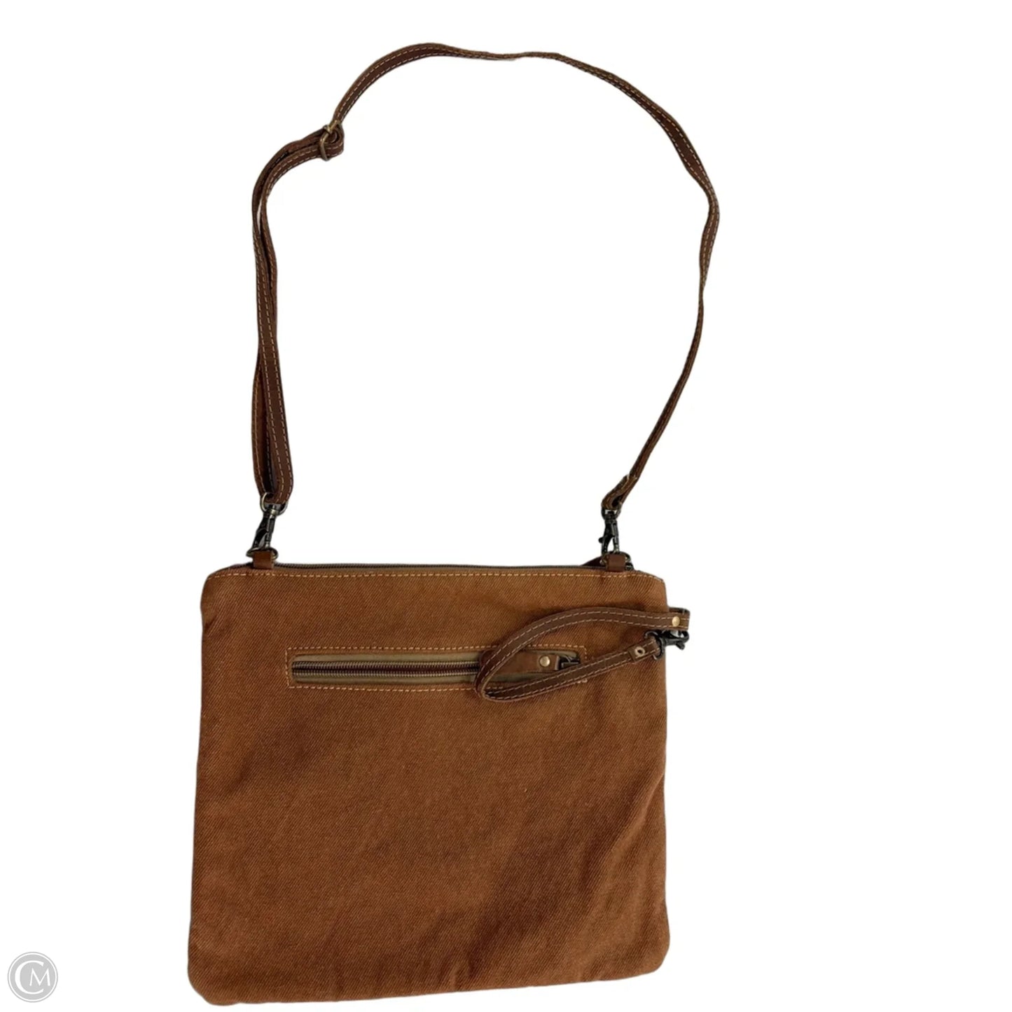 Crossbody Leather By Myra, Size: Medium