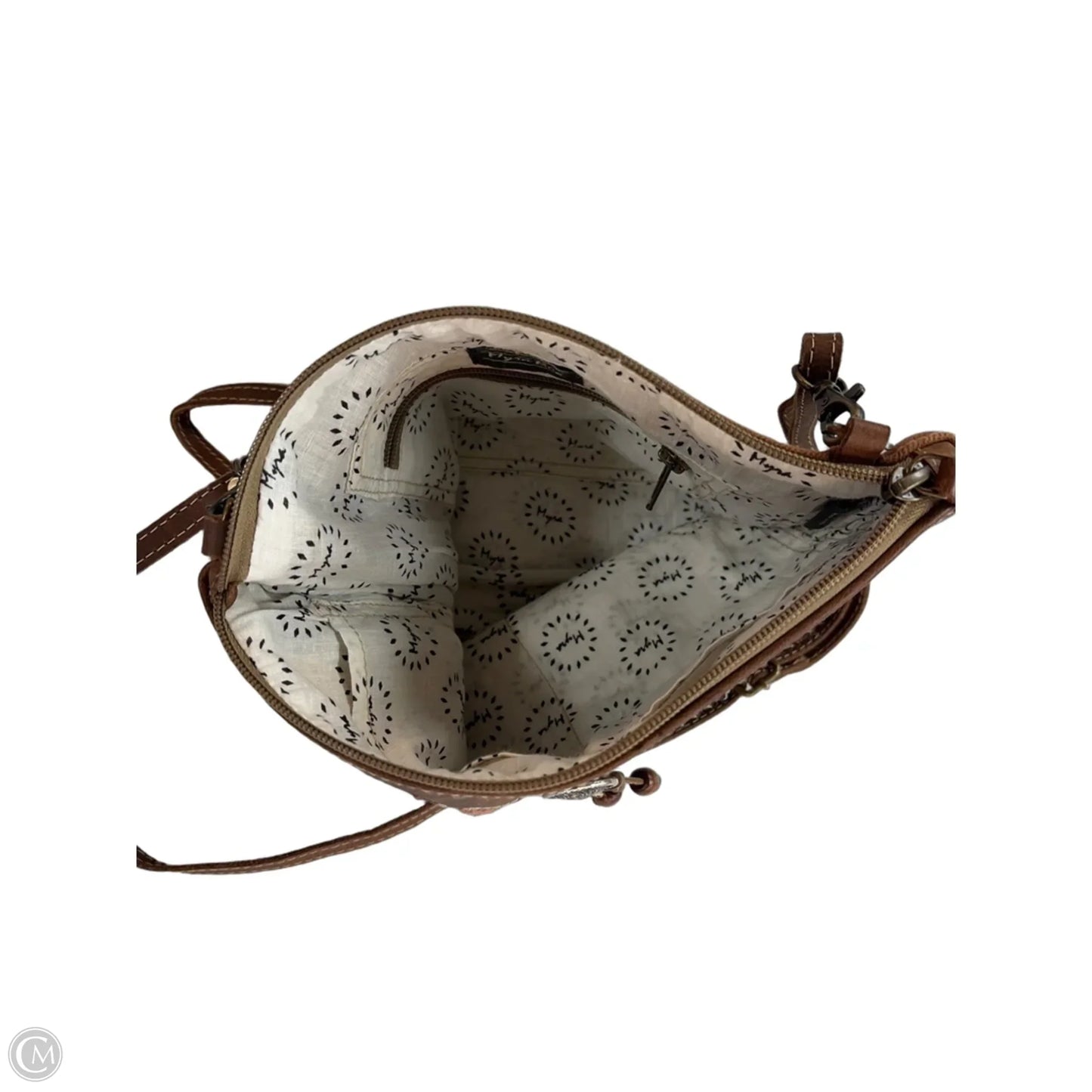 Crossbody Leather By Myra, Size: Medium