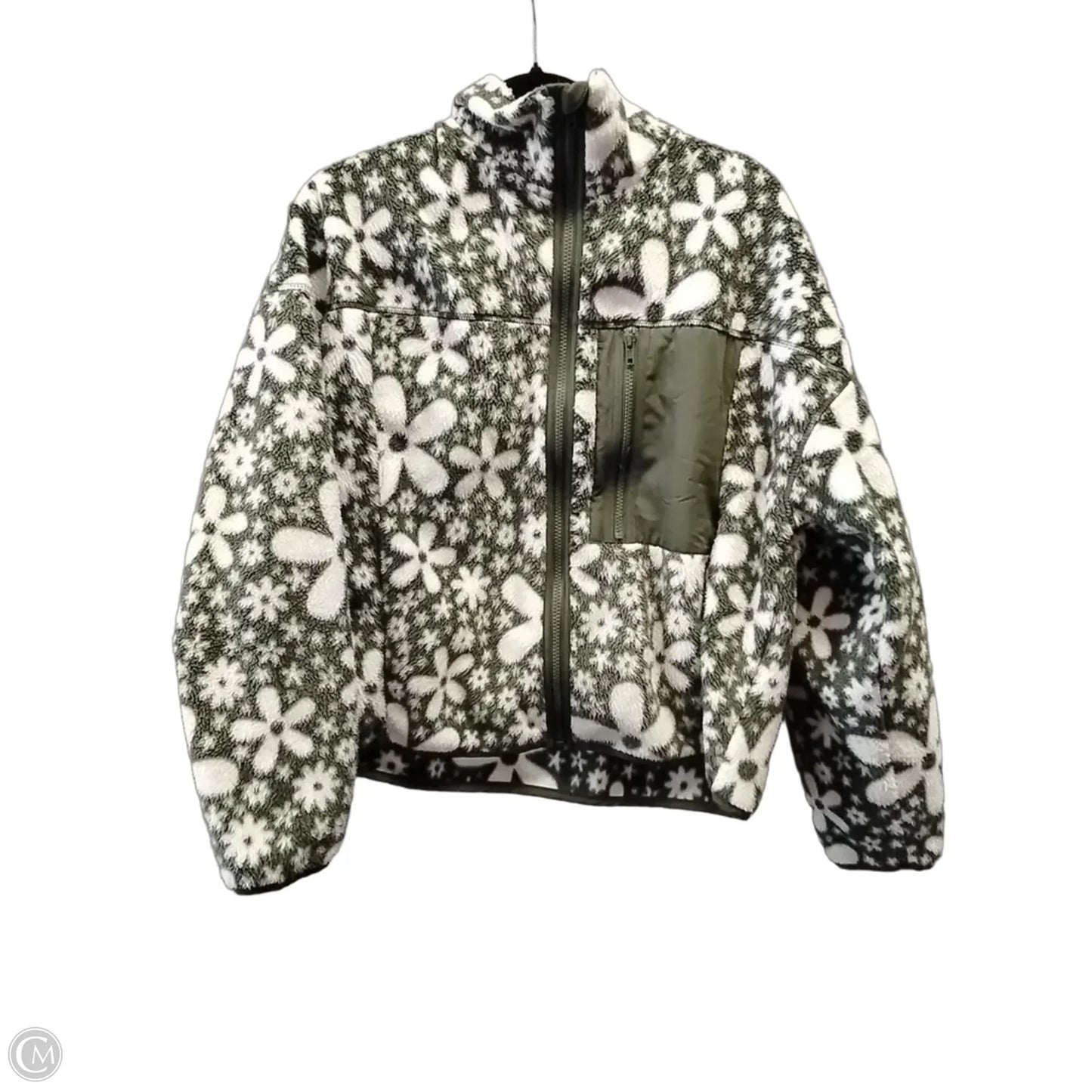 Jacket Fleece By So In Green, Size: L