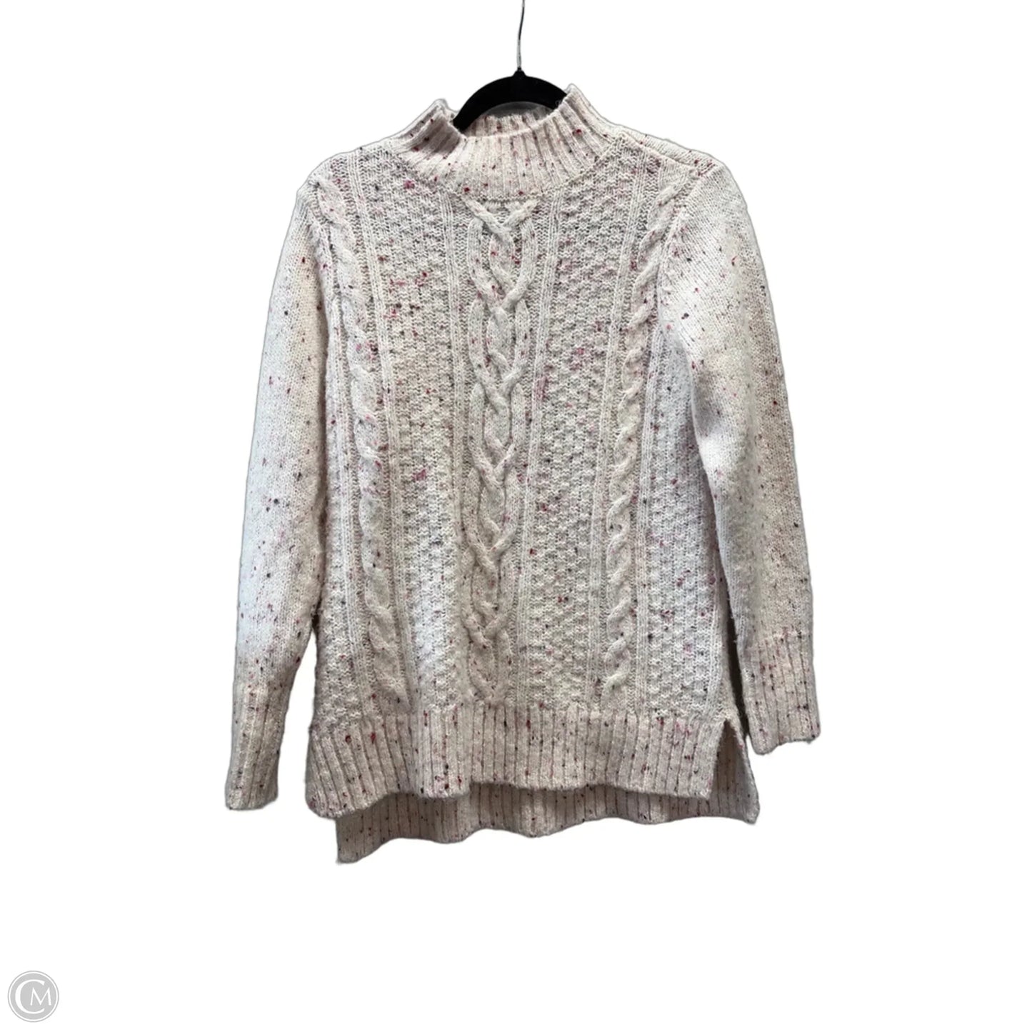 Sweater By Christopher And Banks In Pink & White, Size: S