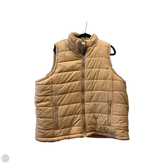 Vest Puffer & Quilted By Maurices In Tan, Size: 1x