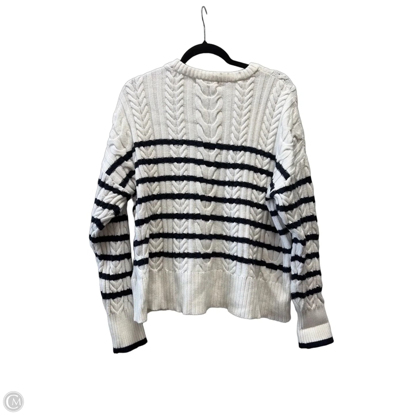 Sweater By Philosophy In Striped Pattern, Size: Xl