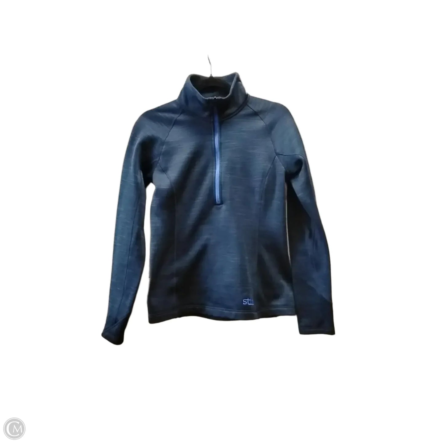 Athletic Sweatshirt Collar By Clothes Mentor In Navy, Size: M