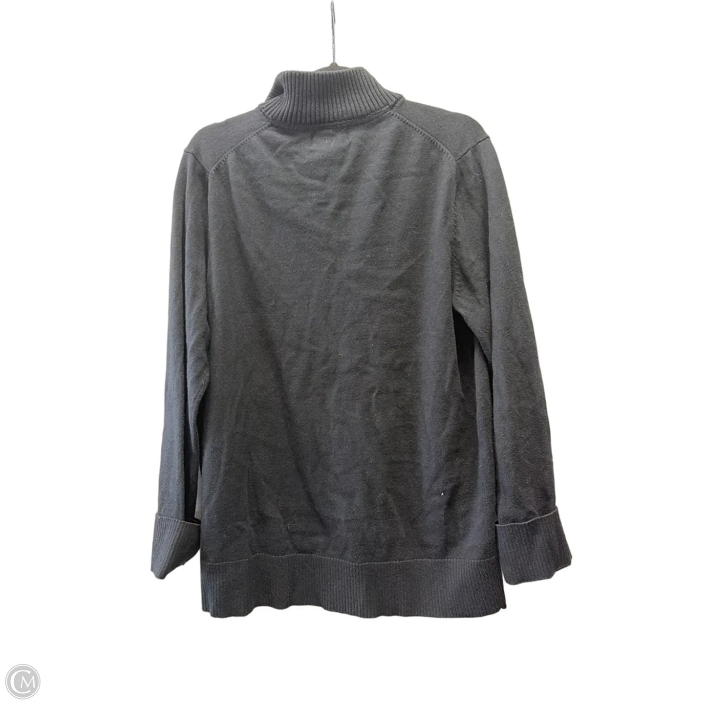 Sweater By Eddie Bauer In Black, Size: L