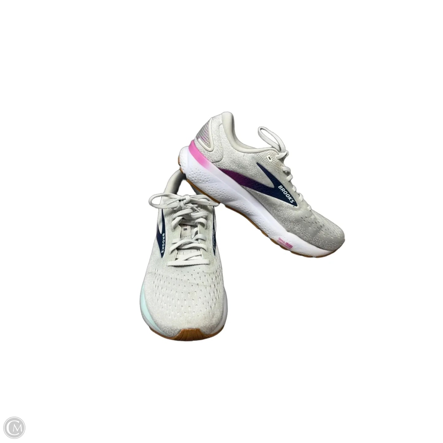 Shoes Athletic By Brooks In Cream, Size: 9.5