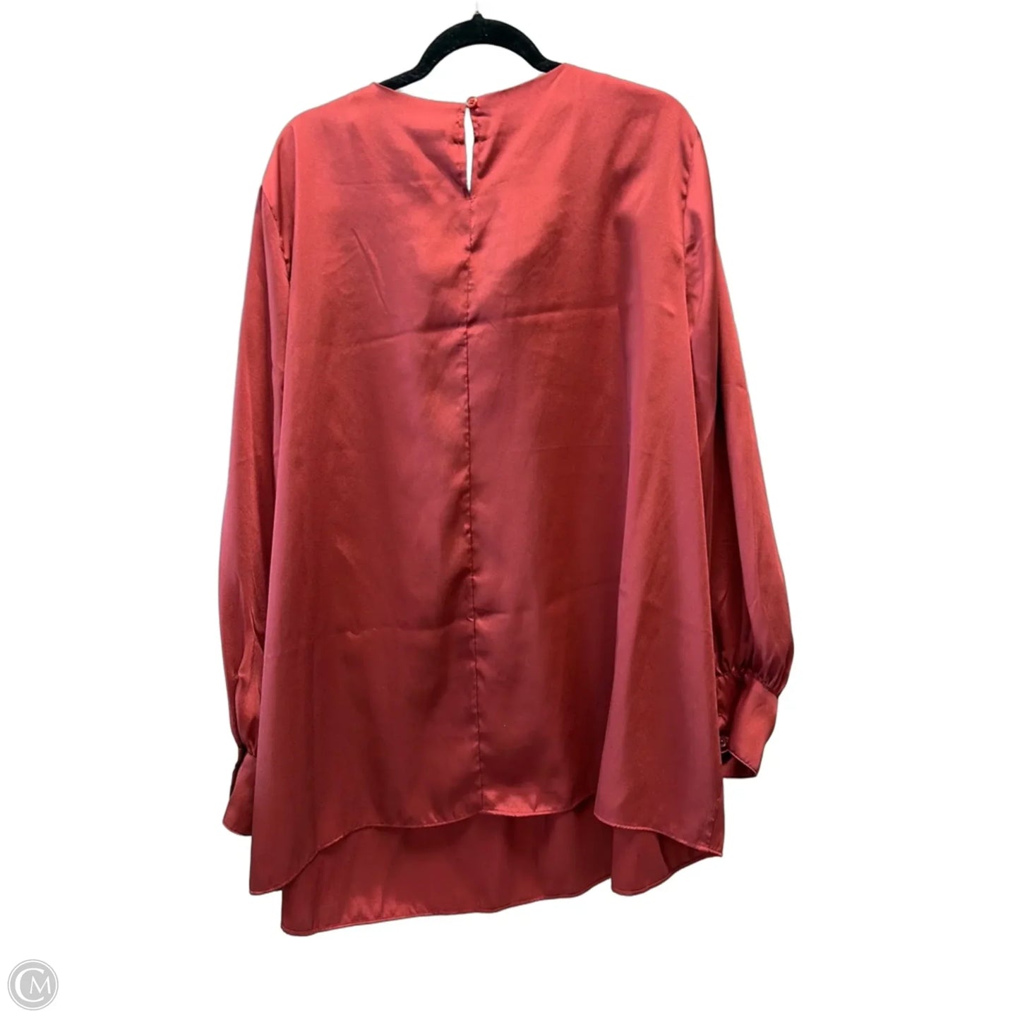Blouse Long Sleeve By Lane Bryant In Copper, Size: 3x