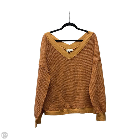 Sweater By Listicle In Orange, Size: S