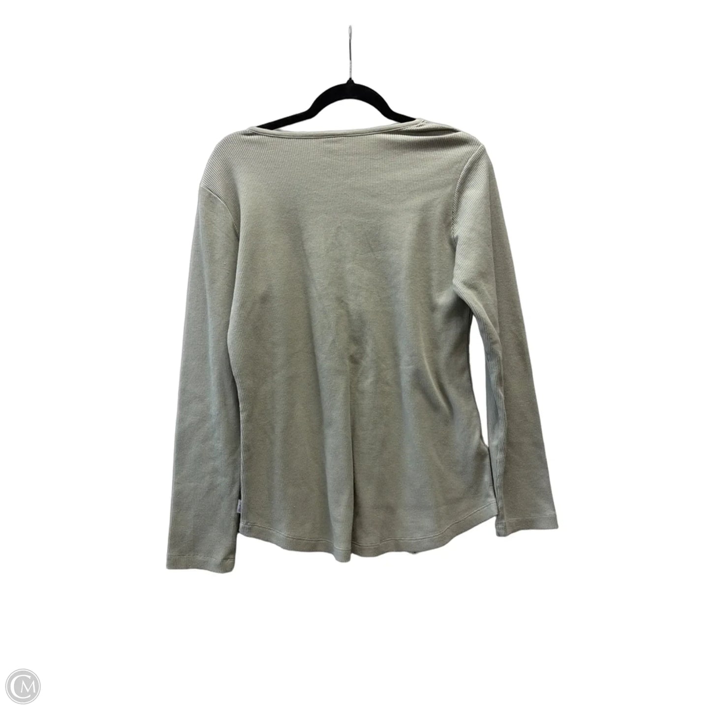 Top Long Sleeve Basic By Eddie Bauer In Green, Size: M