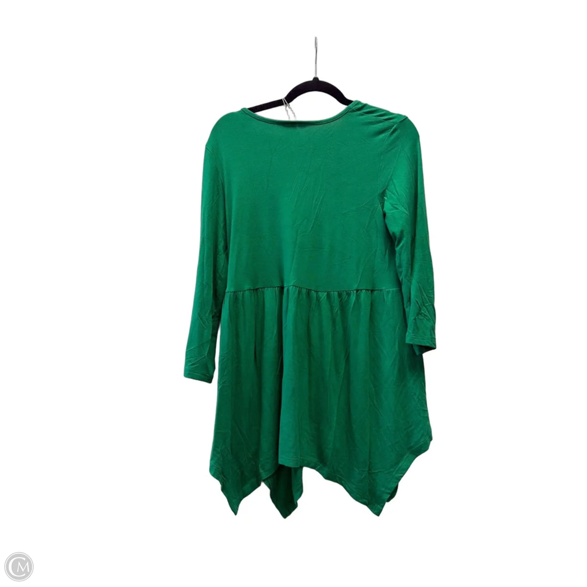 Blouse Long Sleeve By White Mark In Green, Size: M