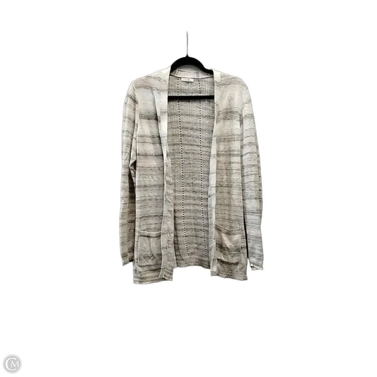 Sweater Cardigan By Maurices In Striped Pattern, Size: 1x