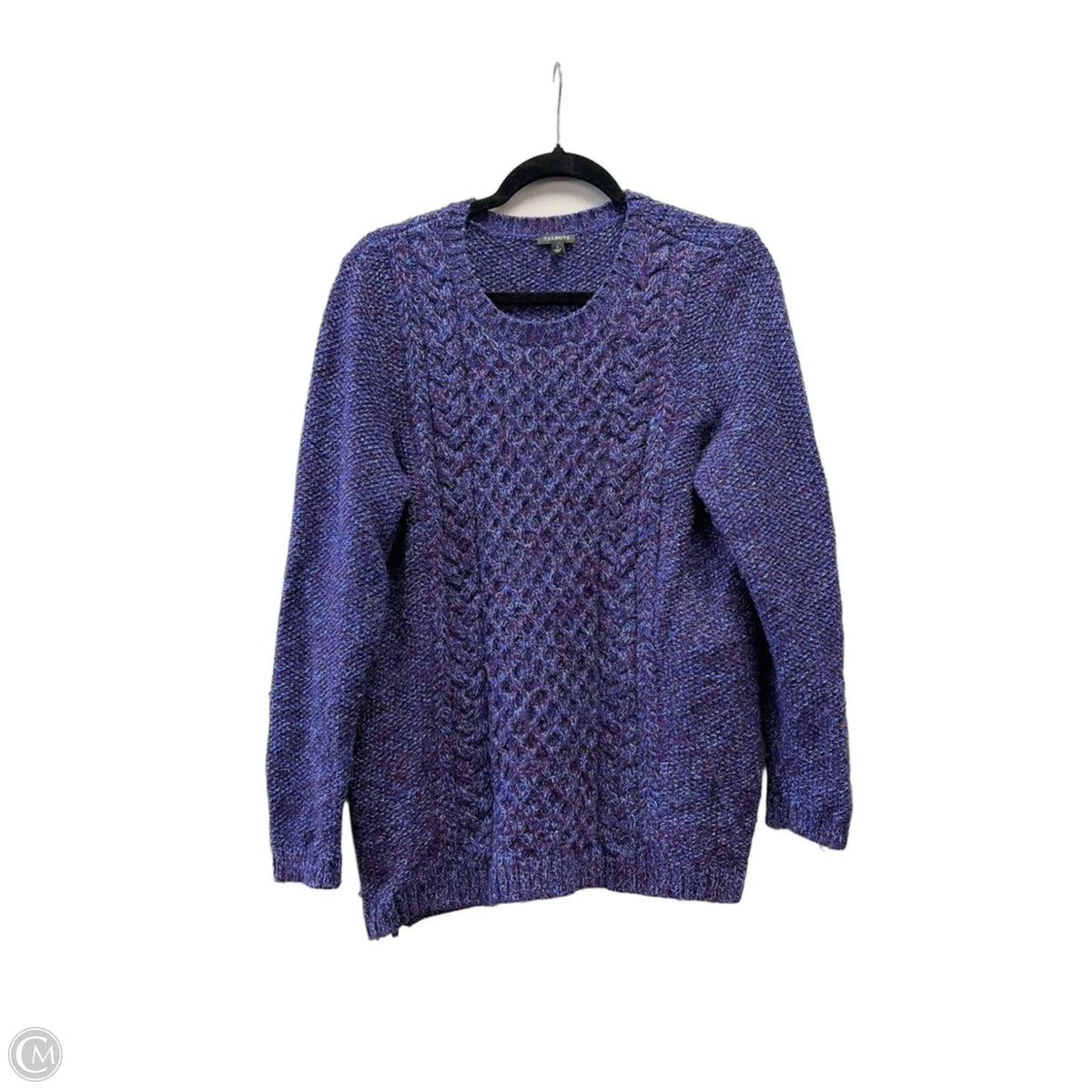 Sweater By Talbots In Purple, Size: L