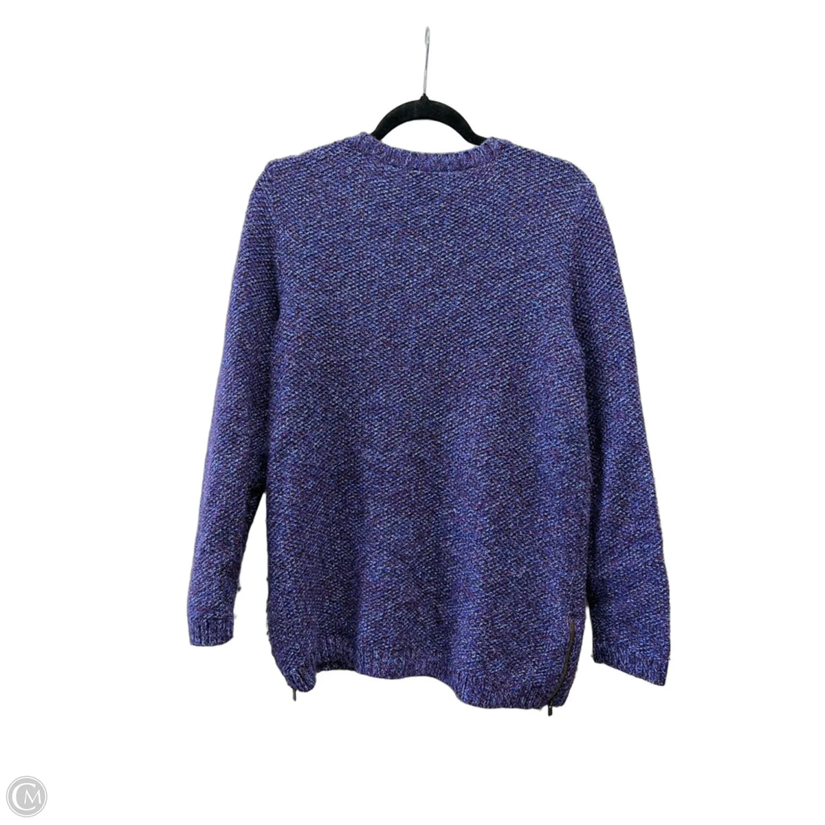 Sweater By Talbots In Purple, Size: L