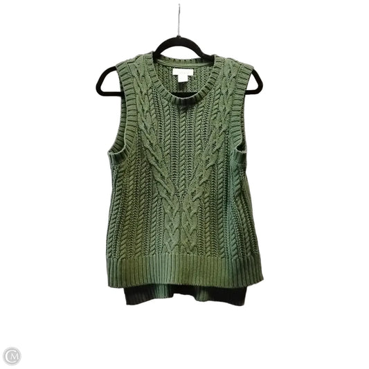 Vest Sweater By Rachel Zoe In Green, Size: S