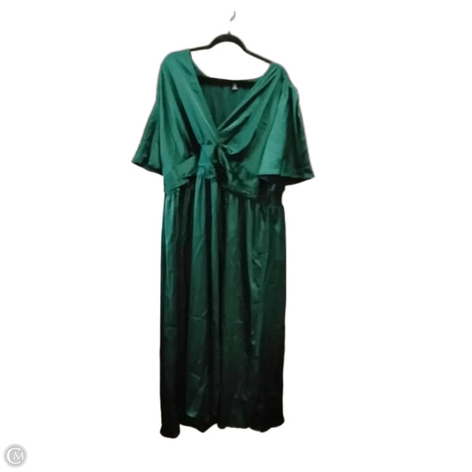 Dress Casual Midi By Shein In Green, Size: 4x
