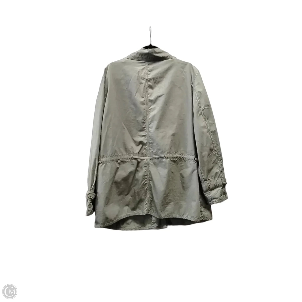 Jacket Utility By Laura Scott In Green, Size: 2x