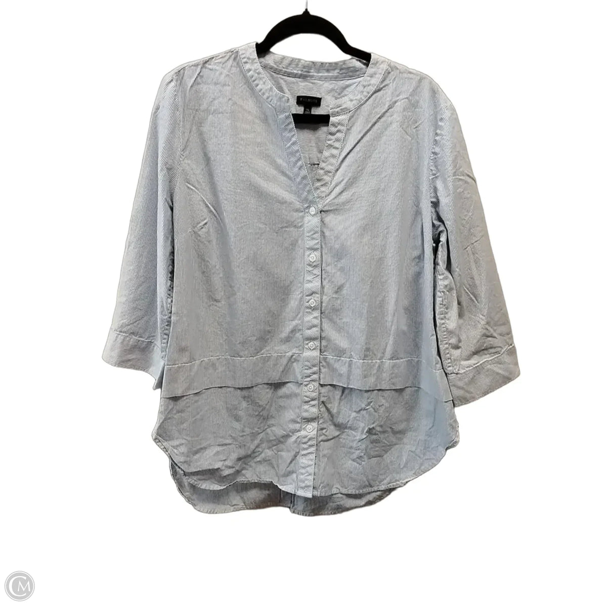 Top Long Sleeve Basic By Talbots In Striped Pattern, Size: Xl