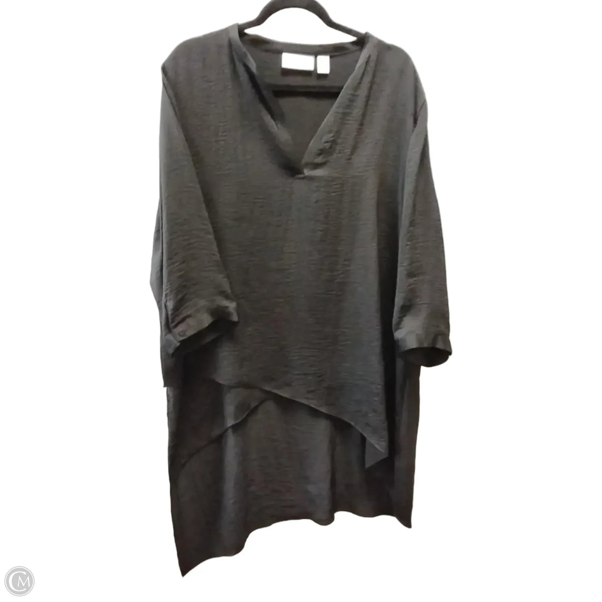 Top Long Sleeve By Chicos In Black, Size: Xl
