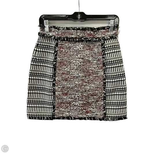 Skirt Mini & Short By French Connection In Black & White, Size: 6