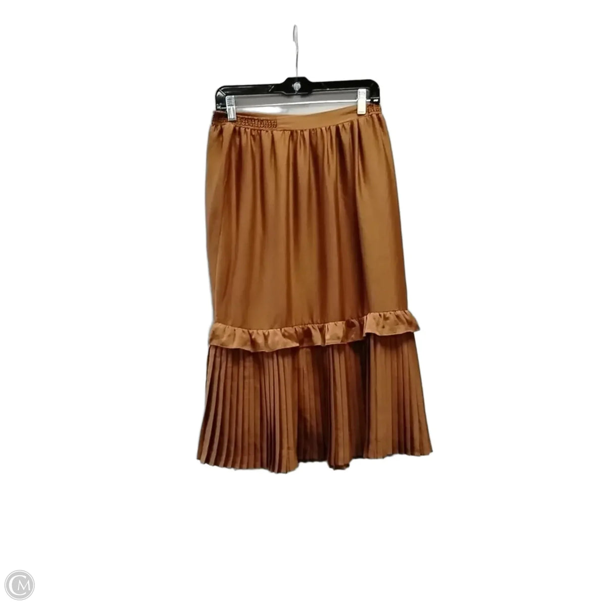 Skirt Maxi By Versona In Brown, Size: 6