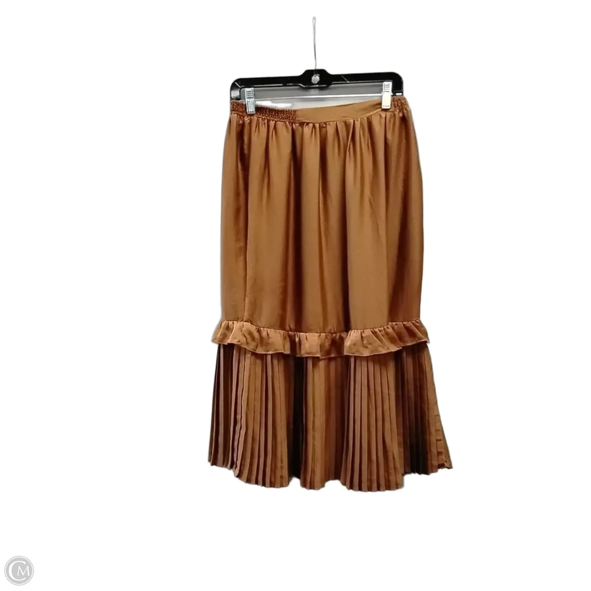 Skirt Maxi By Versona In Brown, Size: 6